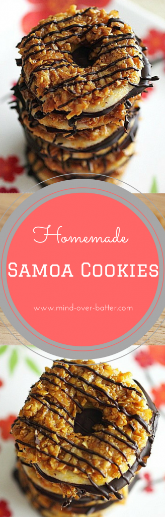 Homemade Samoa Cookies. For when you're jonesing for a Girl Scout Cookie and there is no girl scout to be found!