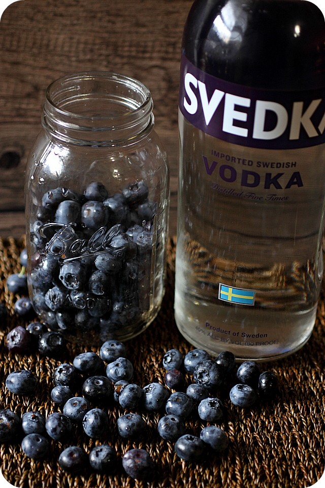 Blueberry Infused Vodka {mind-over-batter.com}