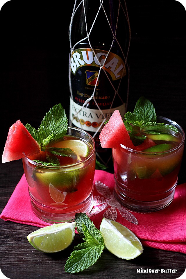 Watermelon Agua Fresca Rum Cocktail