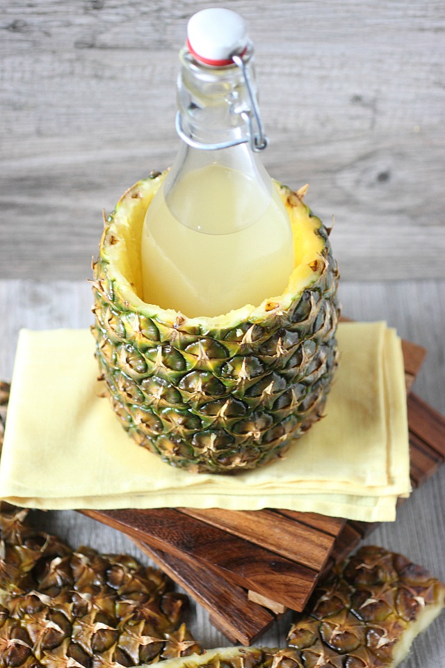 Pineapple Infused Vodka {mind-over-batter.com}