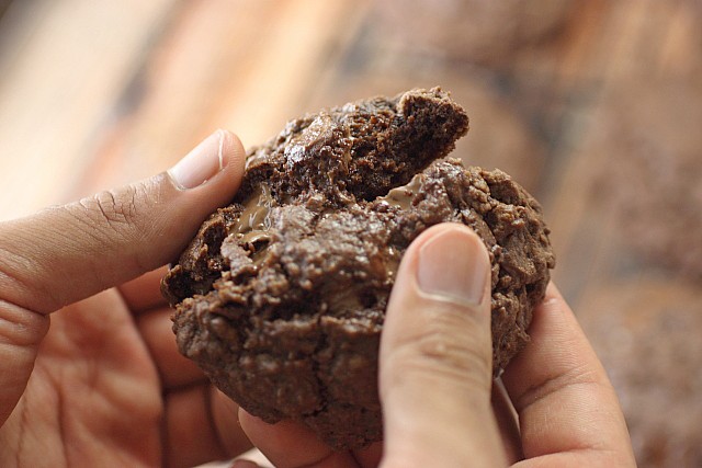 Double Chocolate Chip Cookies {mind-over-batter.com}