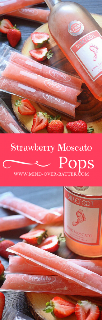 Strawberry Moscato Pops -- www.mind-over-batter.com