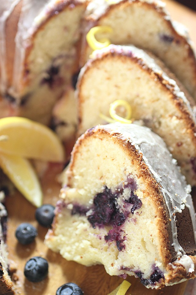 Tender sour cream pound cake swirled with fresh macerated blueberries and a tart cheesecake. Want a slice? www.mind-over-batter.com
