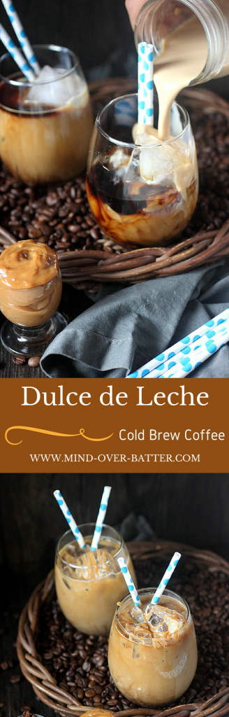 Dulce de Leche Cold Brew Coffee - www.mind-over-batter.com
