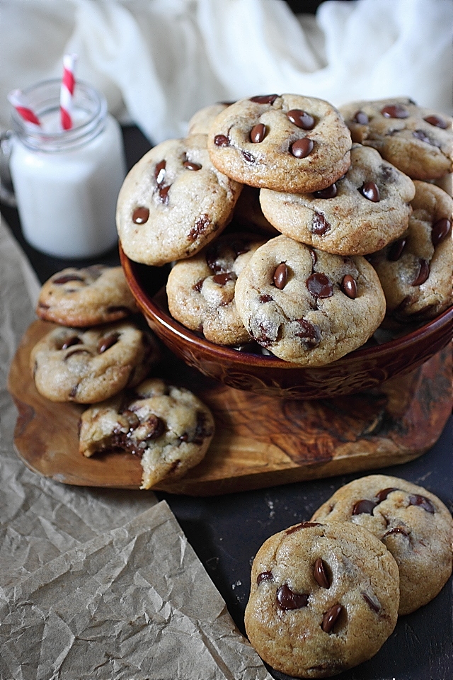 Can we take a moment to appreciate these Brown Butter Chocolate Chip cookies?!